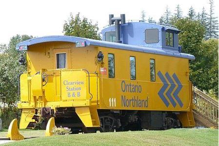 Clearview Station & Caboose B&B Creemore Zimmer foto